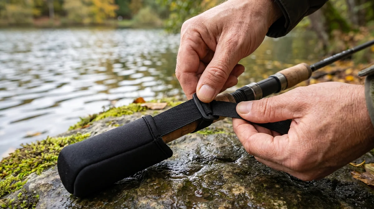 Rutenschutz Verstellbar – Neopren Rutentasche 80–220 cm für Spinn-, Feeder- & Matchruten Zite Fishing - Detaillierte Übersicht