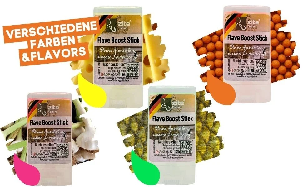 Zite Fishing Flave Boost Stick Fisch grün 100 g - Lockstoff-Stift für Gummifische, Wobbler, Blinker & Spoons - Detaillierte Übersicht