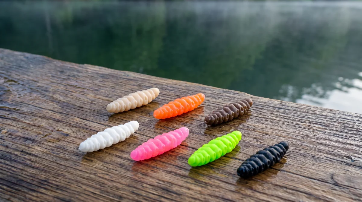 Attracta Larv Schwarz Knoblauch Aroma Floating Edition 3,5 cm 8 STK Larven Imitat Gummi - Detaillierte Übersicht