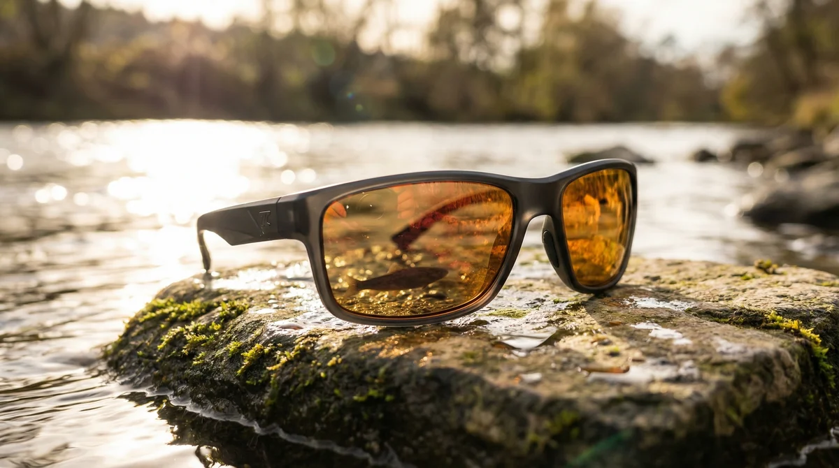 Zite Fishing Polarisationsbrille Basulo – Orange verspiegelt mit UV400-Schutz inkl. Hardcase & Microfasertuch - Detaillierte Übersicht