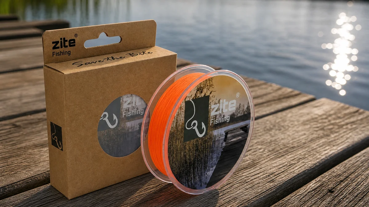 Zite Fishing Geflochtene Schnur orange 555 m 0,08 mm – 8-fach Braid für Ultra Light Angeln auf Barsch, 4,8 kg Tragkraft - Detaillierte Übersicht