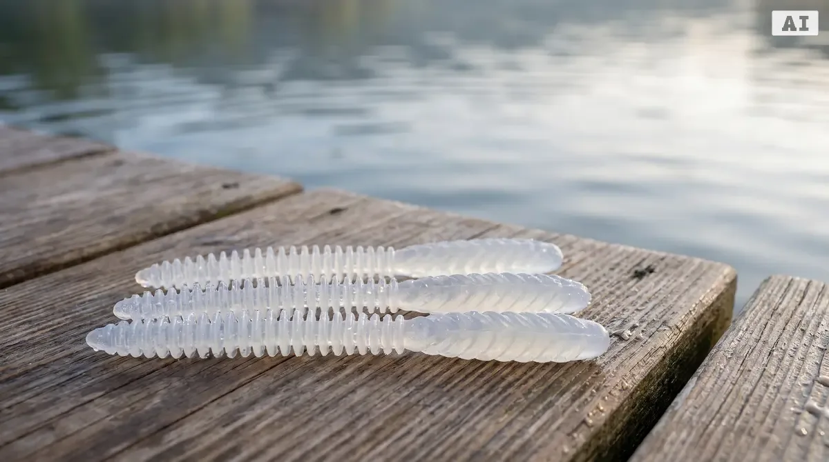 Twerky Tailer Glow Edition Knoblauch 7 cm 8 Stück – Forellen Gummiköder UV-aktiv - Detaillierte Übersicht
