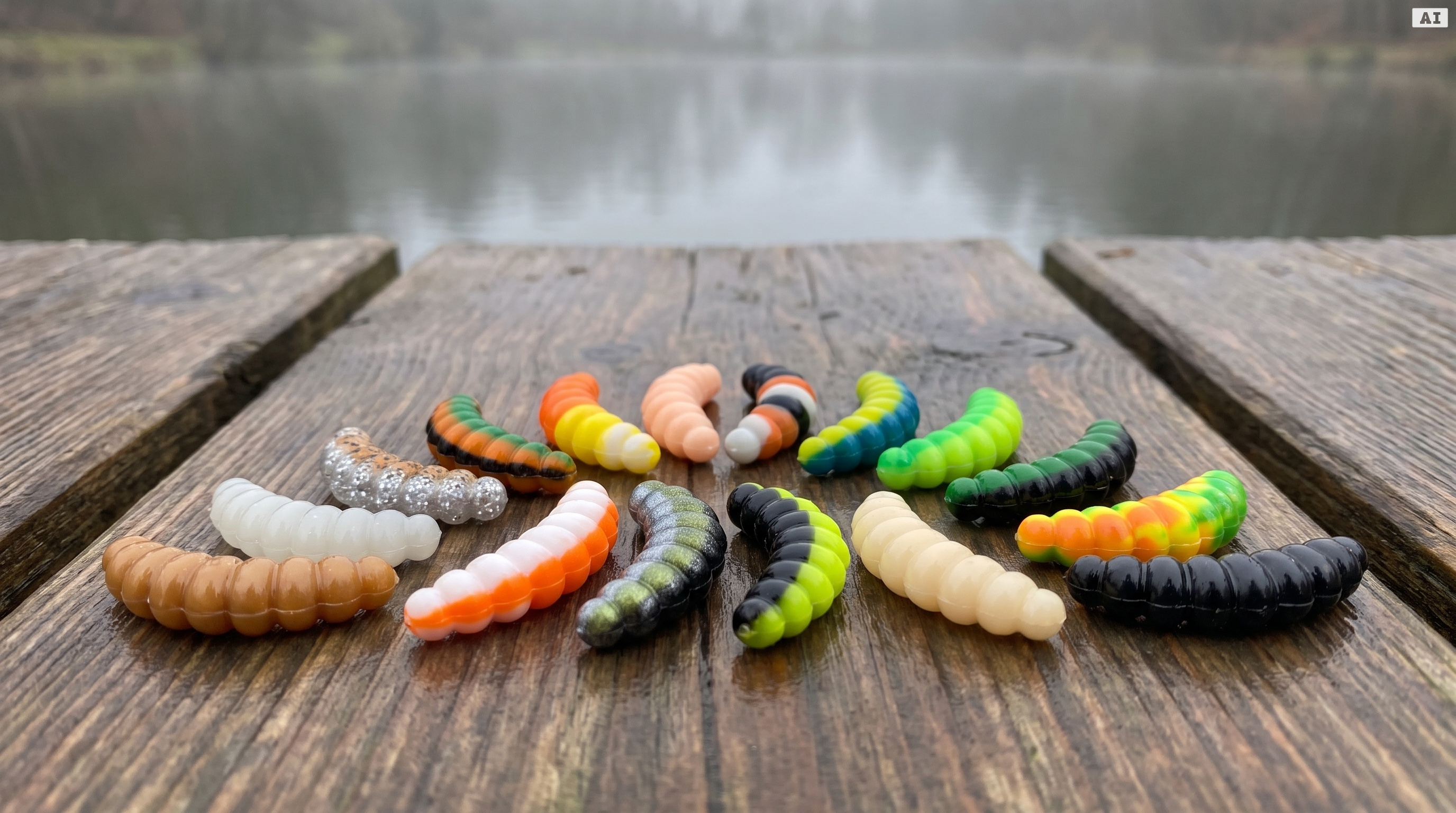 Big Mag Forellen Gummimaden Lachs UV-aktiv Knoblauch 3 cm 10 Stück - Detaillierte Übersicht