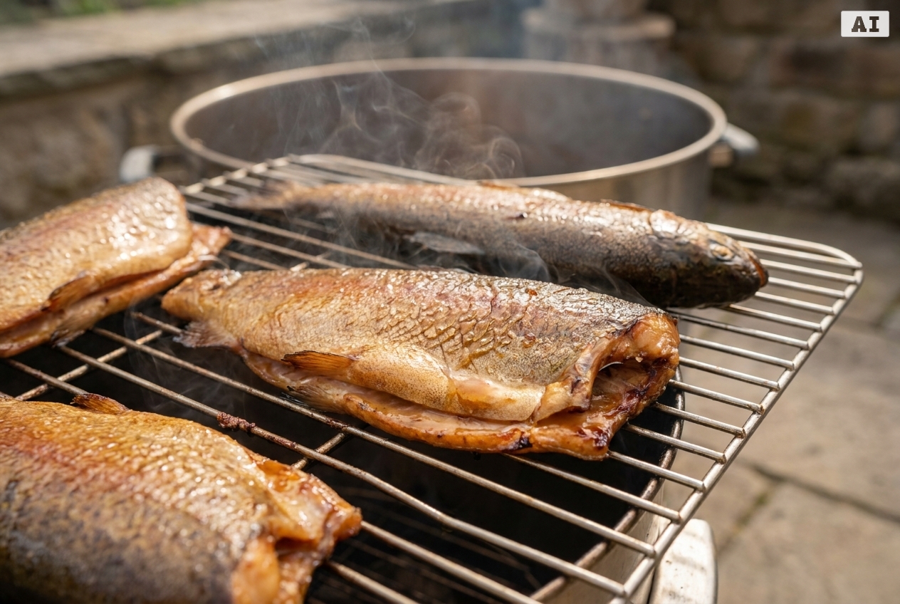Wie lange fisch im räucherofen räuchern Dauer Tabelle – Detailansicht