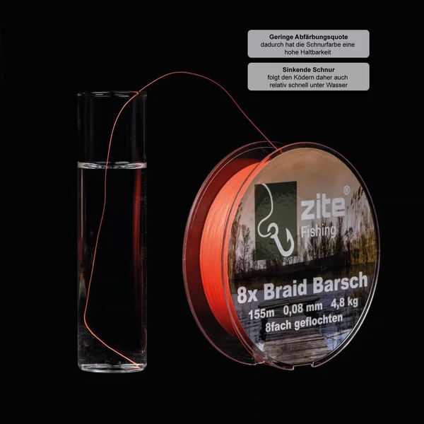 Angelschnur Geflochten 8fach Barsch Schnur 155m 0,08mm 4,8kg Zite Fishing_auswahl3