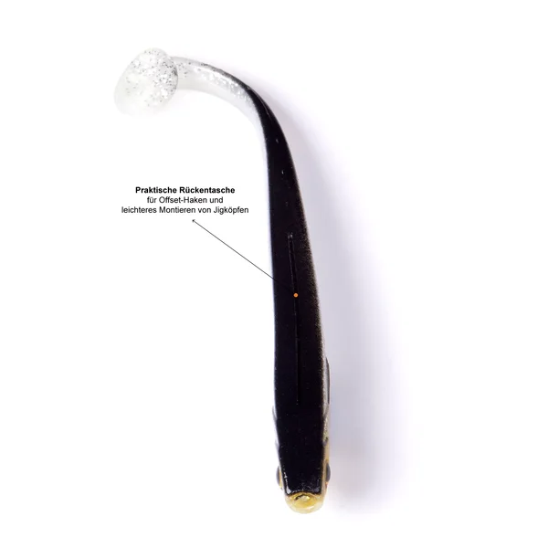 Gummifisch Zanderangeln 5 Stück Gummiköder Inzite Shad 12cm Golden Voltage_auswahl1