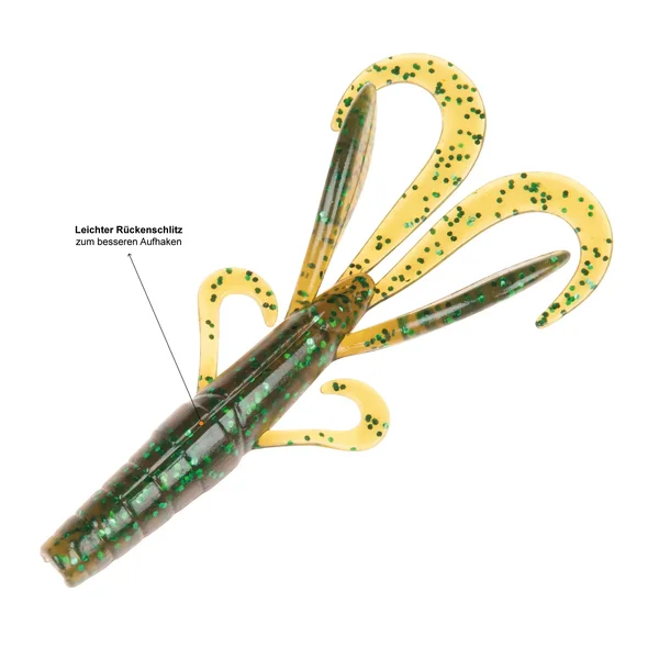 Creature Bait Gummiköder Set Barsch Angeln Mossy Swamp 12 STK Zite Fishing_auswahl3