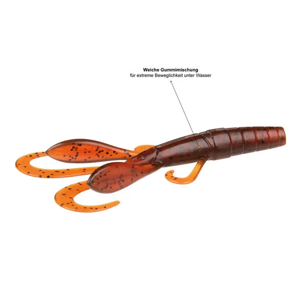 Creature Bait Barsch Angelköder Dark Mud 12 Stück Zite Fishing_auswahl4