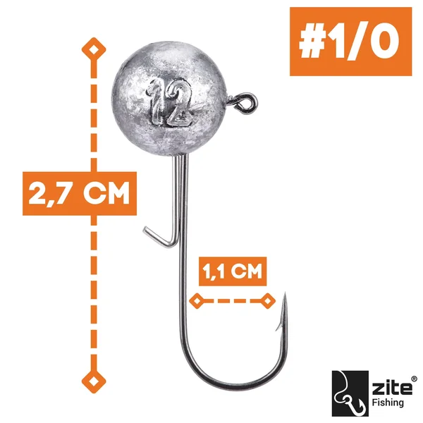 Zite Fishing 1/0 Jighaken 12g 5 tlg._auswahl1