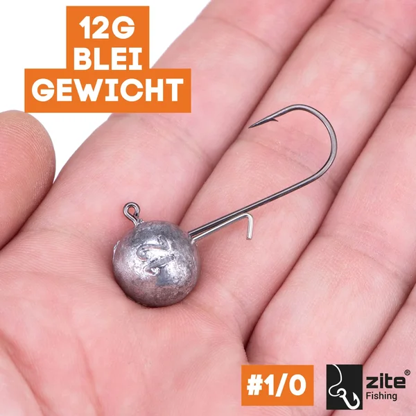 Zite Fishing 1/0 Jighaken 12g 5 tlg._auswahl2