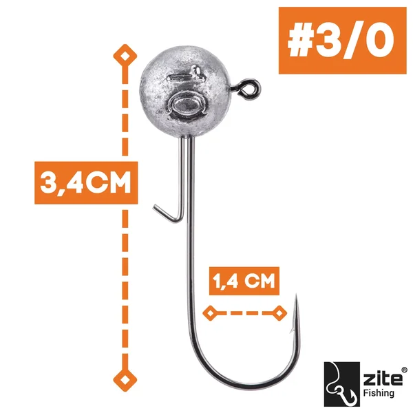 Zite Fishing 3/0 Jighaken 10g 5 tlg._auswahl1