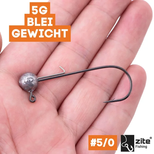Zite Fishing 5/0 Jighaken 5g 5 tlg._auswahl2