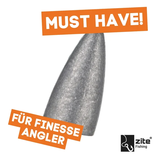 Zite Fishing Bullet Blei Angelgewichte 3,5g 5 tlg. ideal für Barsch & Zander_auswahl1