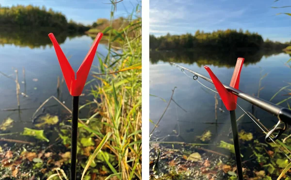 V-Rutenhalter Fiberglas mit Schnurlaufkerbe 75 cm 5 Stück Set Zite Fishing_auswahl4