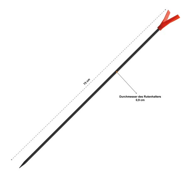 Zite Fishing V-Rutenhalter inkl. Schnurlaufkerbe aus Glasfaser 75 cm 10 Stück_auswahl1