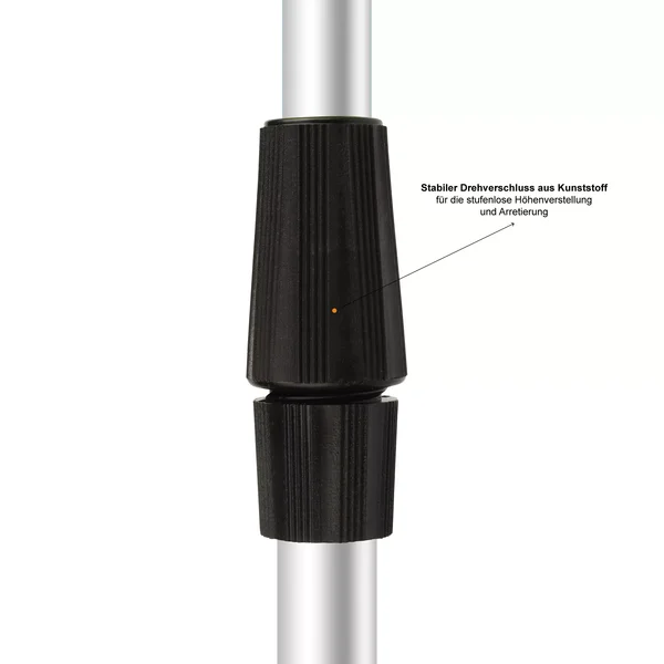 Zite Fishing teleskopischer Rutenhalter 1,35m 3er Set Aluminium Erdspieß mit V-Auflage & Schnurlaufkerbe_auswahl6