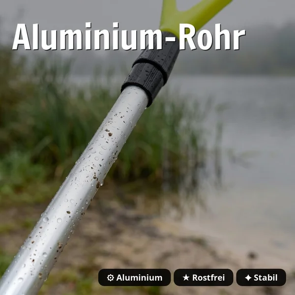 Zite Fishing Teleskopischer Rutenhalter 1,35m - 10er Set Aluminium Erdspeer mit Schnurlaufkerbe_auswahl8