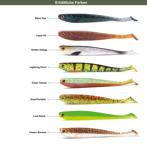 Zite Fishing Inzite Shad Gummifisch Lime Bomb 12 cm_auswahl4