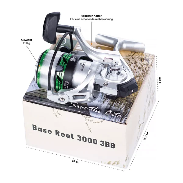2x Forellenrolle bespult Stationärrolle mit Schnur Zite Fishing_auswahl4