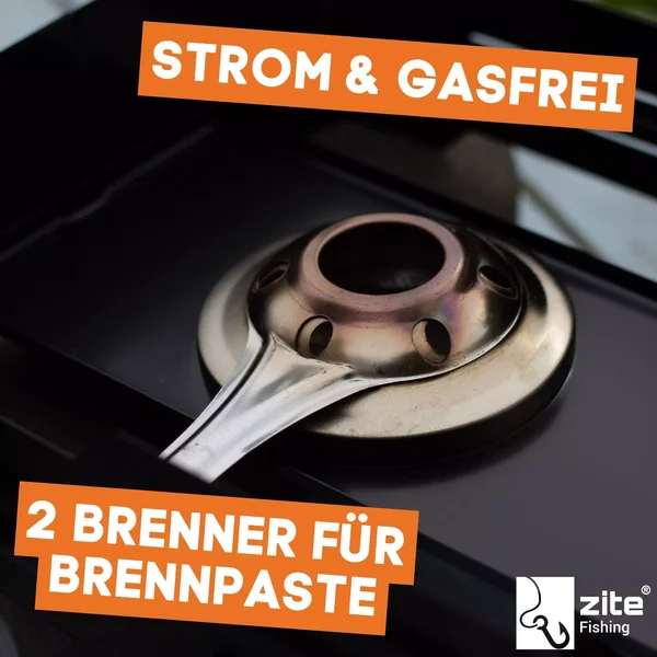 Tischräucherofen mit Thermometer + Räuchermehl Buche 300 g Set Zite Fishing_auswahl6