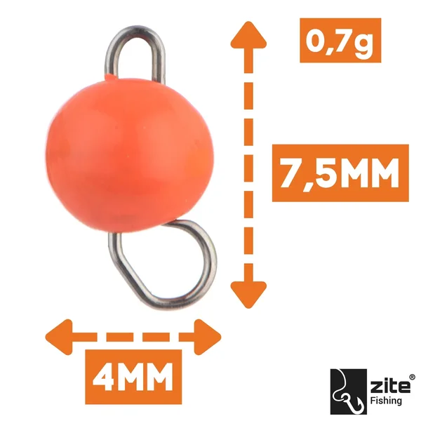 Zite Fishing Tungsten Mini Cheburashka 3tlg. 0,7g_auswahl1