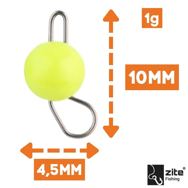 Zite Fishing Tungsten Mini Cheburashka 3tlg. 1g_auswahl1