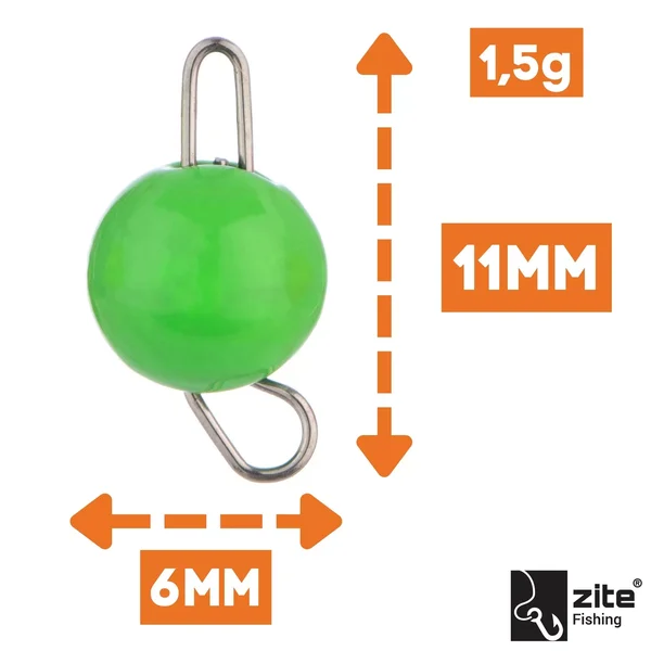 Zite Fishing Tungsten Mini Cheburashka 3tlg. 1,5g_auswahl1