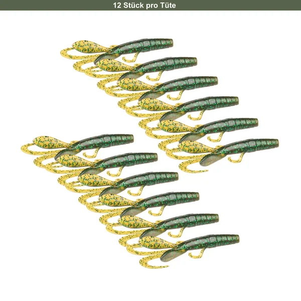 Zite Fishing Creature Bait Mossy Swamp 36 Stück_auswahl6