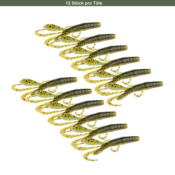Zite Fishing Creature Bait Sprinkled Croc 36 Stück_auswahl6