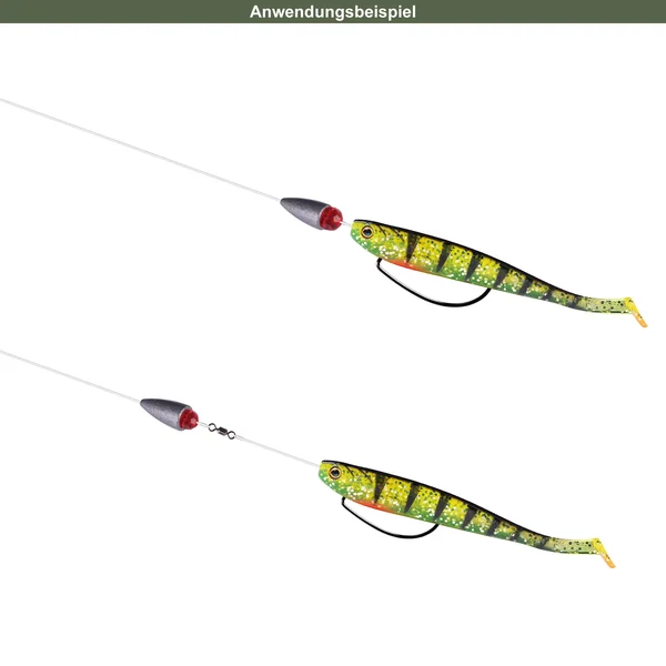 Zite Fishing Carolina /Texas-Rigbox-Set 70 tlg. inkl. 36 Stk. Creature Bait Gummiköder in 3 Farben_auswahl4