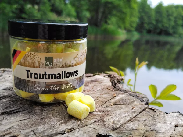 Troutmallows Forellenköder 40 g Banane Gelb Zite Fishing_auswahl8