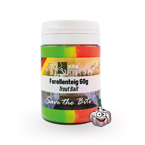 Zite Fishing Forellenpaste Set Knoblauch Regenbogen Rot 60 g 3 Stück Trout Bait Teigköder schwimmend_auswahl2