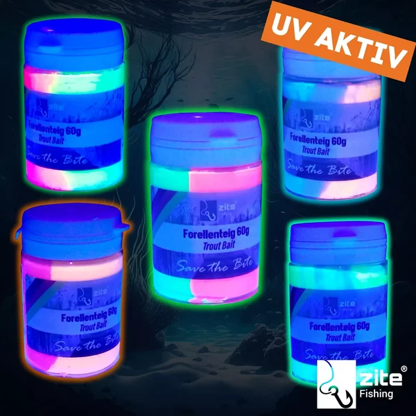 Zite Fishing Forellenteig Lakritz Erdbeere Krabbe Regenbogen Knoblauch 6er Set_auswahl7