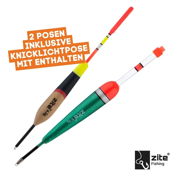 Basis Angelzubehör-Set mit Vorfachhaken, Posen, Schnurstopper & mehr_auswahl4