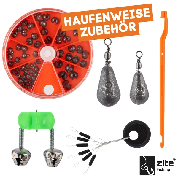 Basis Angelzubehör-Set mit Vorfachhaken, Posen, Schnurstopper & mehr_auswahl5