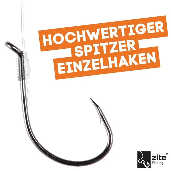 Karpfen Vorfachhaken Größe 4 – Vorgebunden 70 cm 0,25 mm 10 Stück Zite Fishing_auswahl3
