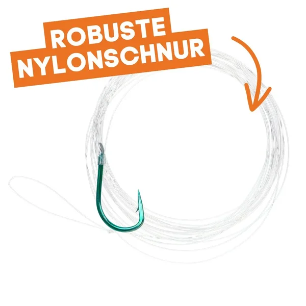 Zite Fishing Sbirolino-Vorfachhaken Größe 6 mit Schur - 10 Stück_auswahl2