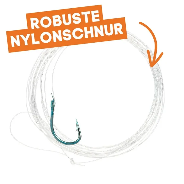 Zite Fishing Sbirolino-Vorfachhaken Größe 8 mit Schnur - 10 Stück_auswahl2