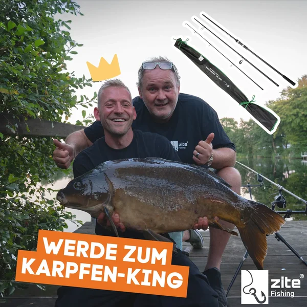 Karpfenrute 360cm 3lbs 3-teilige Steckrute Composite Carbon Zite Fishing_auswahl7