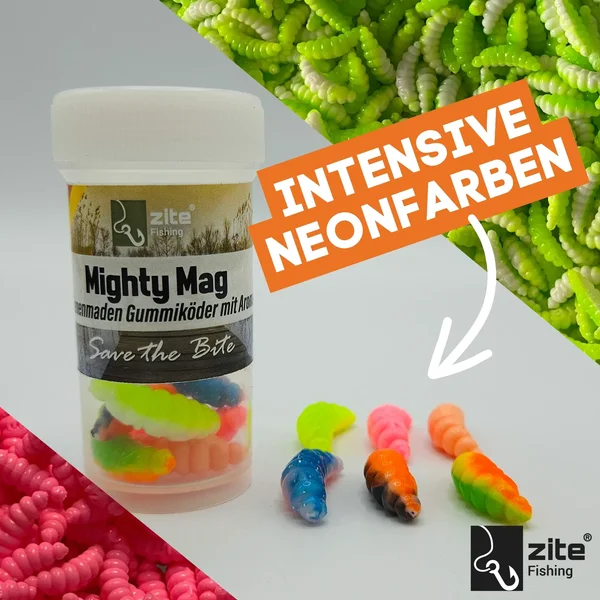 Mighty Mag Neon Mix Knoblauch Aroma 2,8 cm Bienenmade 12 Stück_auswahl1