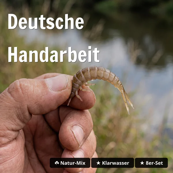 Attracta Grub Natur Mix Knoblauch Forellenköder 5 cm Larvenimitat 8 Stück_auswahl4