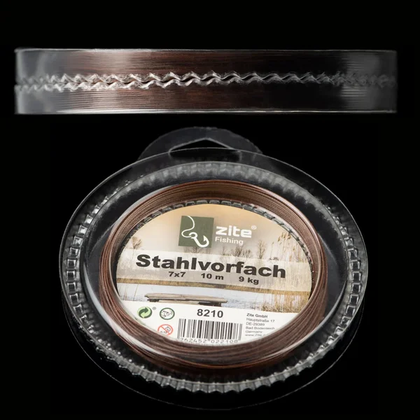 Stahlvorfach braun 10m auf Rolle 12 kg inkl. Klemmhülsen Zite Fishing_auswahl3