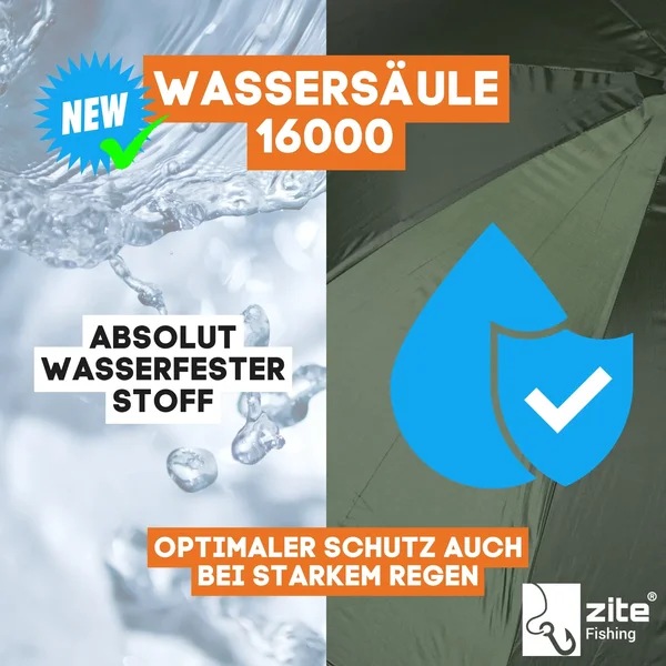 Schirmzelt Set - 250cm Schirmzelt Geschlossen mit Zubehör & Schirmstütze + 10 T-Peg Zeltheringe GRATIS_auswahl8