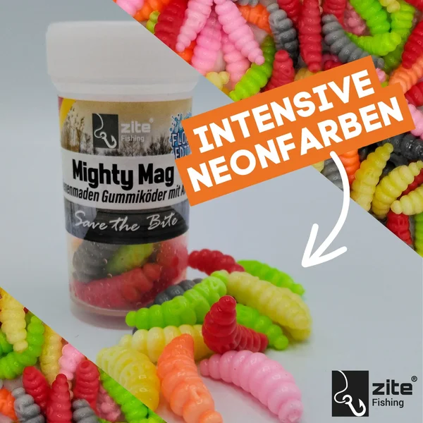 Zite Fishing Mighty Mag Schock Mix Floating Edition Knoblauch 2,8 cm 12 Stück_auswahl1