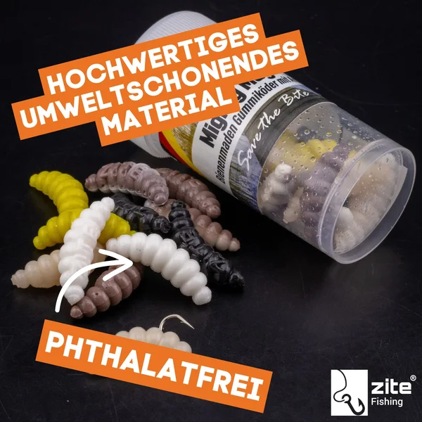 Zite Fishing Mighty Mag Natur Mix Floating Edition Knoblauch 2,8 cm 12 Stück_auswahl3