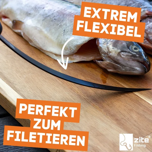 Zite Fishing Premium Filetiermesser 20 cm Beschichtet & Korrosionsbeständig mit Anti-Rutschgriff_auswahl3