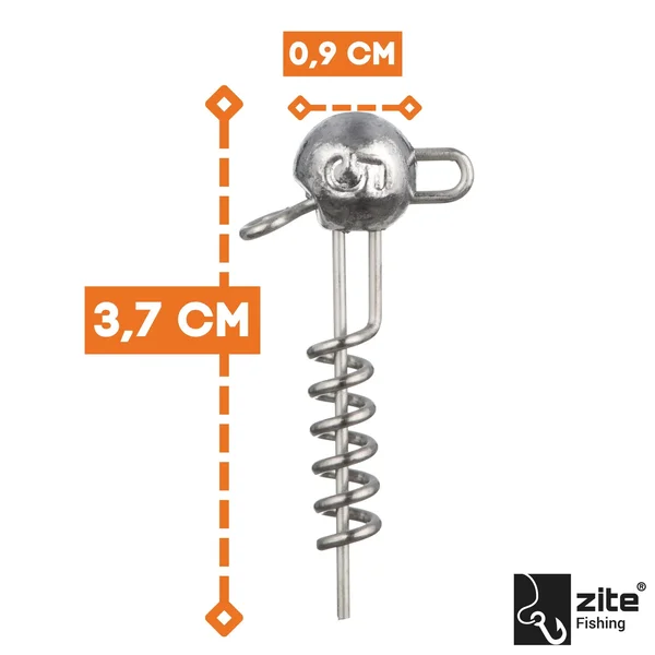 Screw-In-Jigs 5g Jigköpfe Blei Gummiköder Angeln Raubfisch 5STK _auswahl1