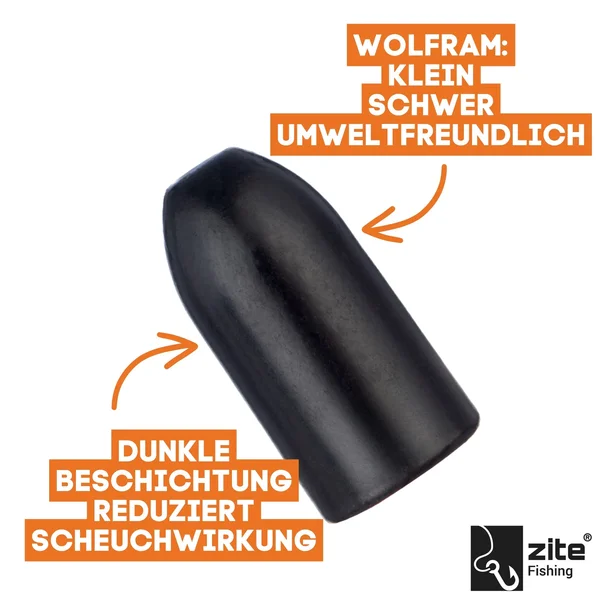 Zite Fishing Tungsten Bullet-Gewichte 4 x 3,5g_auswahl5