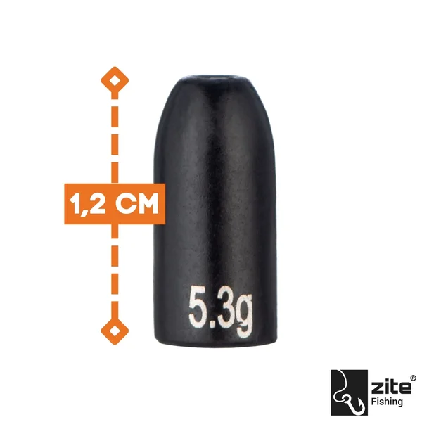 Zite Fishing Tungsten Bullet-Gewichte 3 x 5,3g_auswahl1