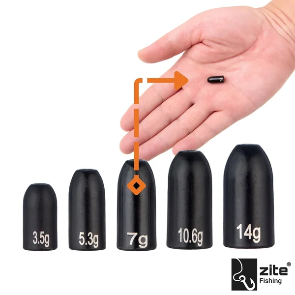 Zite Fishing Tungsten Bullet-Gewichte 3 x 7,2g_auswahl2